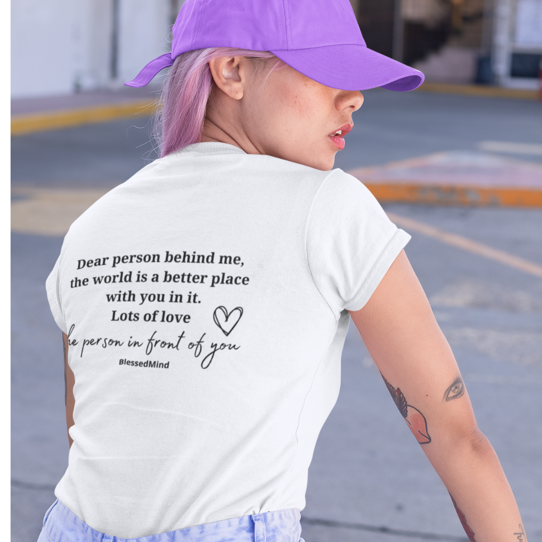 Dear person behind me...  - Damen Premium Organic Shirt